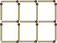 Из шести три , Головоломка со спичками