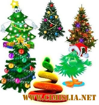 Новогодние елки на рабочий стол [2010]