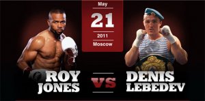 Бокс."Битва двух империй": Денис Лебедев [Россия] - Рой Джонс [США] [2011.05.21 / HDTVRip]