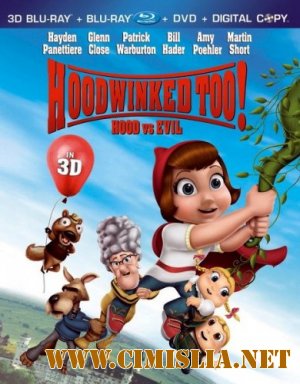 Красная Шапка против зла / Hoodwinked Too! Hood VS. Evil [2011 / HDRip | Лицензия]