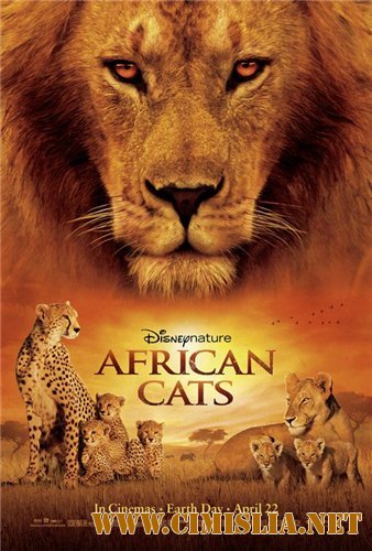 Африканские кошки: Королевство смелости / African Cats [2011 / BDRip]