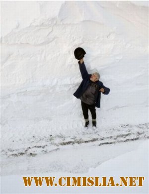 Румынию засыпало снегом