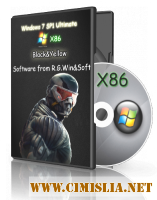 Windows 7 Ultimate SP1 Black Yellow 6.1 7601 [x86]  [2012 / RUS]