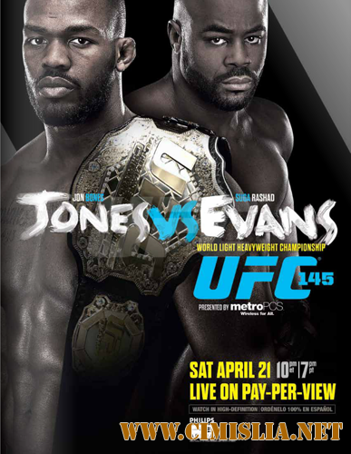 UFC 145: Jones vs. Evans [PPV] [2012 / HDTVRip]