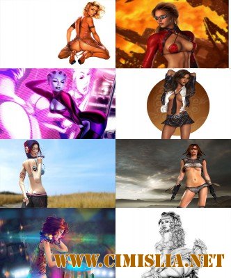 Обои для рабочего стола - 3D Девушки [2012]