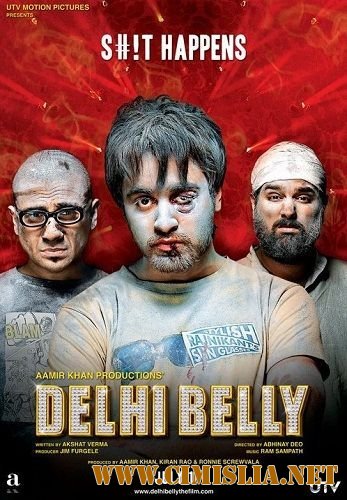 Однажды в Дели (Прогулка по Дели) / Delhi Belly / &#2342;&#2367;&#2354;&#2381;&#2354;&#2368; &#2348;&#2375;&#2354;&#2368; [2011 / DVDRip]