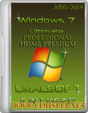 Windows 7 UralSOFT 5 in 1 v.6.8.12 [x86/x64] [2012 / RUS]