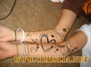 Татуировки из двух частей