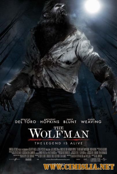 Человек-волк  / The Wolfman [2010 / HDRip | Лицензия]