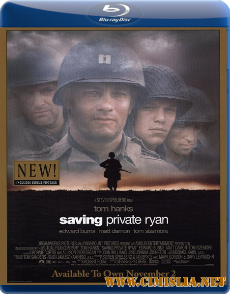 Спасти рядового Райана / Saving Private Ryan [1998 / BDRip]