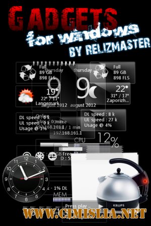 Лучшая сборка гаджетов Рунета от RelizMaster [2012 / ENG / RUS]