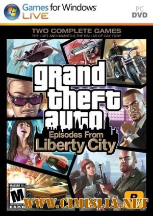 GTA 4 / Grand Theft Auto IV: Episodes From Liberty City [EFLC Hard road tex mod] [Mod] [2012 / ENG / RUS]