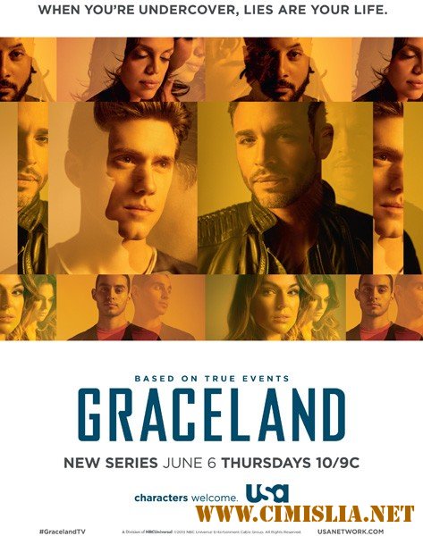 Грейсленд / Graceland [01x01-12 из 12] [2013 / WEB-DLRip]