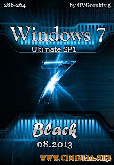 Windows 7 Ultimate SP1 Black [x86/x64] [08.2013 / RUS]