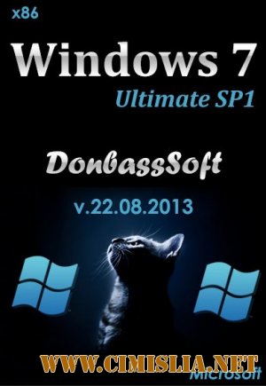 Windows 7 Ultimate SP1 DonbassSoft v.22.08.2013 [x86] [2013 / RUS]