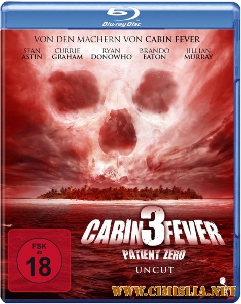 Лихорадка: Пациент Зеро / Cabin Fever: Patient Zero [2014 / HDRip]