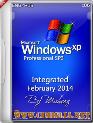 Windows XP Pro SP3 Integrated February 2014 Maherz [x86] [13.02.2014 / ENG / RUS]