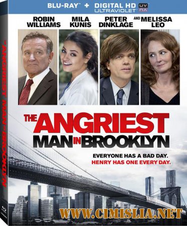 Этим утром в Нью-Йорке / The Angriest Man in Brooklyn [2014 / DVDRip  | лицензия]