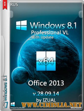 Windows 8.1 Pro VL With Update & Office 2013 [x64] [2014 / RUS]