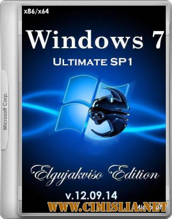Windows 7 Ultimate SP1 x86/x64 Elgujakviso Edition v12.09.14 [2014 / RUS]