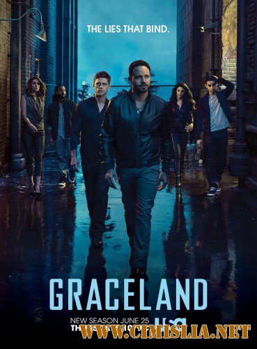 Грейсленд / Graceland [03x01-13 из 13] [2015 / WEB-DLRip]