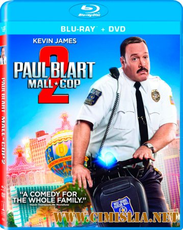 Толстяк против всех / Paul Blart: Mall Cop 2 [2015 / BDRip | Лицензия]