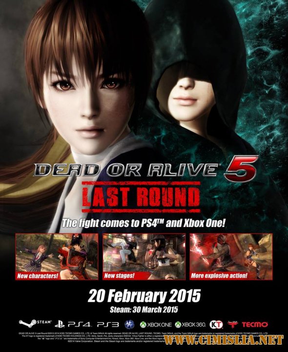Dead or Alive 5: Last Round [RePack] [2015 / MULTi / ENG / RUS]