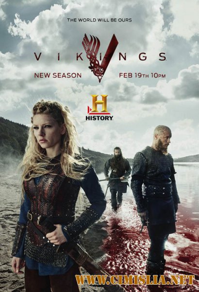 Викинги / Vikings [S01-03] [2013-2015 / BDRip]