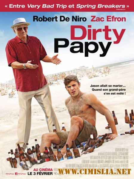 Дедушка легкого поведения / Dirty Grandpa [2016 / HDRip]
