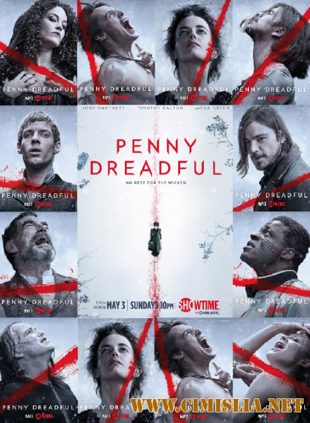 Ужасы по дешевке / Страшные сказки / Penny Dreadful [S01-03] [2014-2016 / HDTVRip]