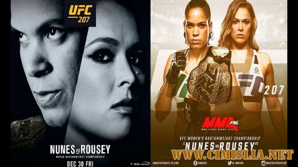 Смешанные единоборства. UFC 207: Nunes vs. Rousey [30.12.2016 / WEB-DLRip]