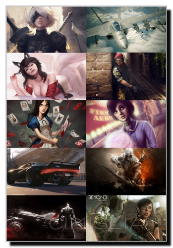 Обои для рабочего стола - Games & ART [1920х1080 - 5120x2880] [1660шт.] (2019) JPG