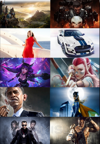 Обои для рабочего стола - Разное [3840x2160 - 5120x2880] [200шт.] (2020) JPG