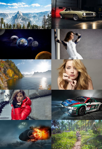 Обои для рабочего стола - Разное [3840x2160 - 5120x2880] [500шт.] (2019) JPG